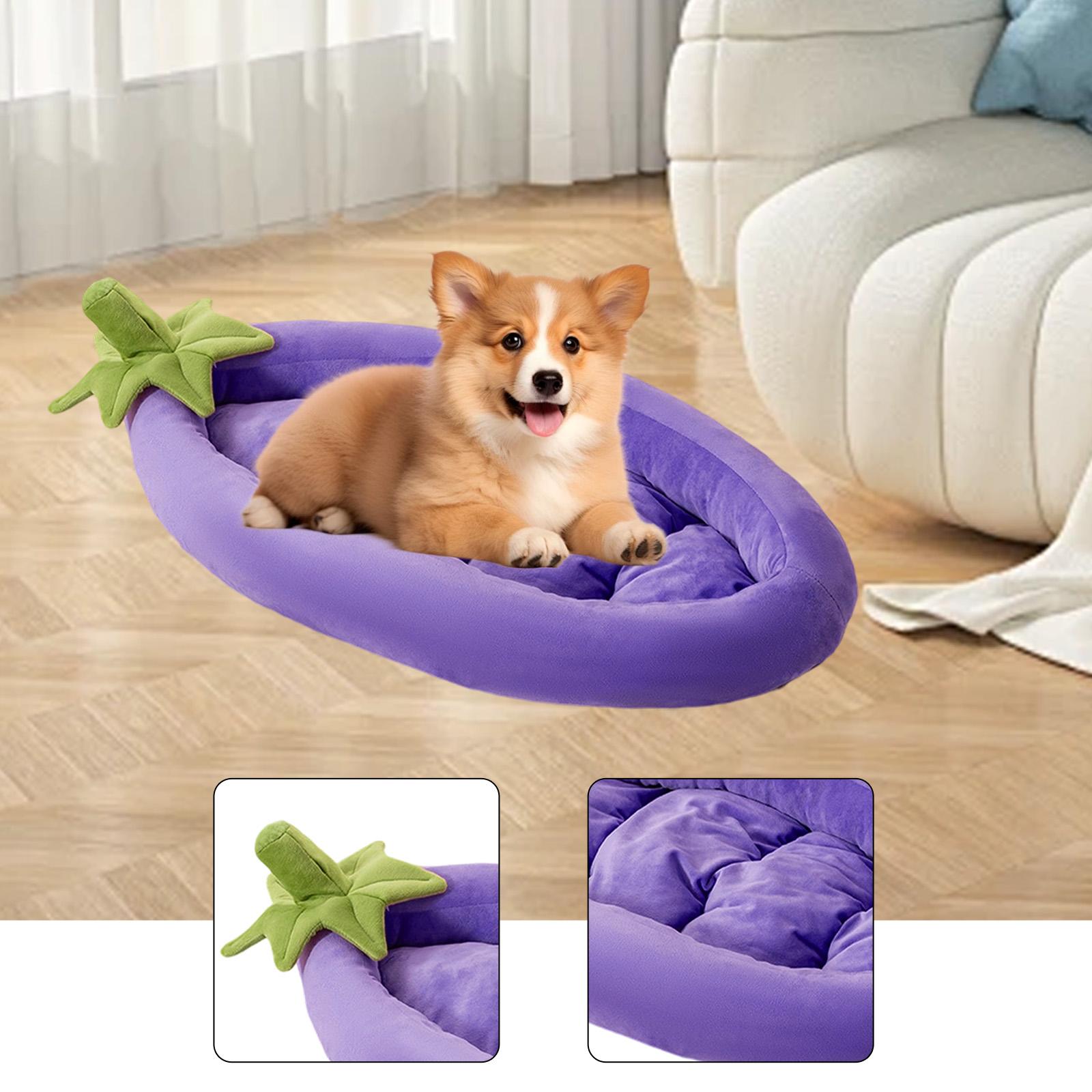 

Dog Bed Pet Sleeping Mat Cushion Cute Shape Comfort Anti Slip Bottom Detachable Sofa Lounger Kennel for Puppy Kitten S