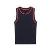 European and American Style, New Women's Clothing, Classic, Contrasting Color Needle Eye Decoration Sleeveless Knitting On 3519012