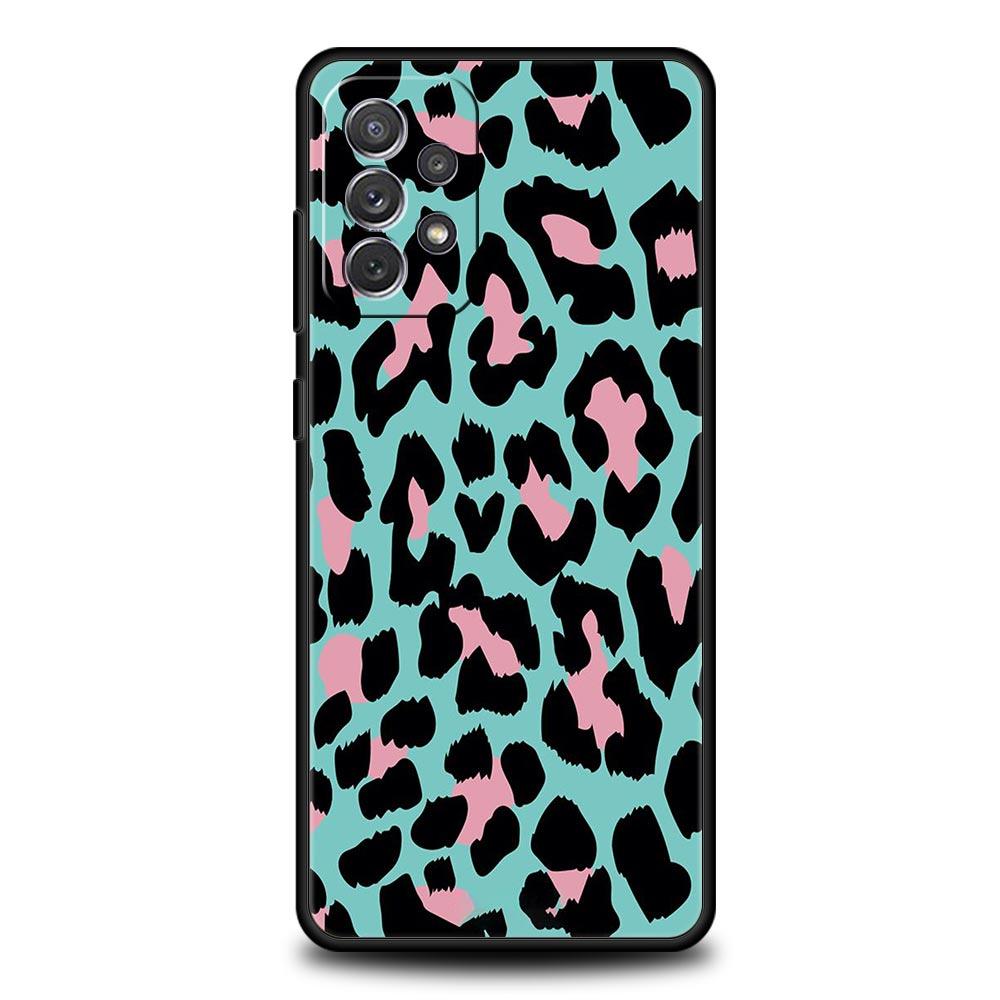 Leopard Print Pattern Phone Case for Samsung A51 A71 A21S A12 A11 A15 A25 A31 A41 A52 A32 A23 A33 A53 A73 A03S A05S A13 5G Cover