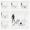 15cm Höhe Kunststoff/plastisch DIY Kombinationsfigurenmodell-Set für Heimdekoration