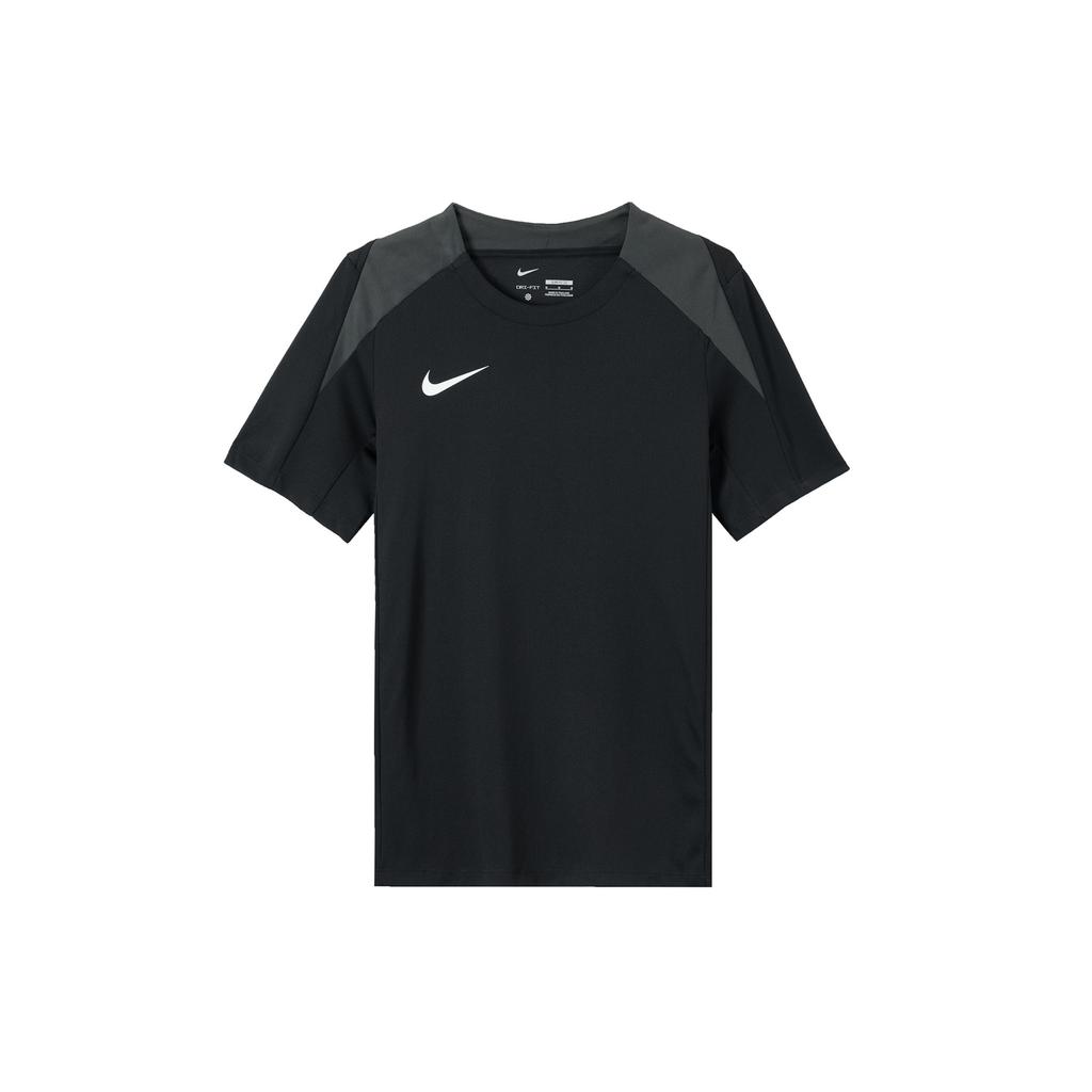 Nike Dri-Fit Strike Solid Crew Neck Casual Pullover Short Sleeve T-Shirt Men Tops Black FN2400-010