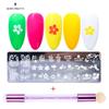Good Quality Nail Nails Ornaments Print Template Exquisite Pattern Lightweight Detachable