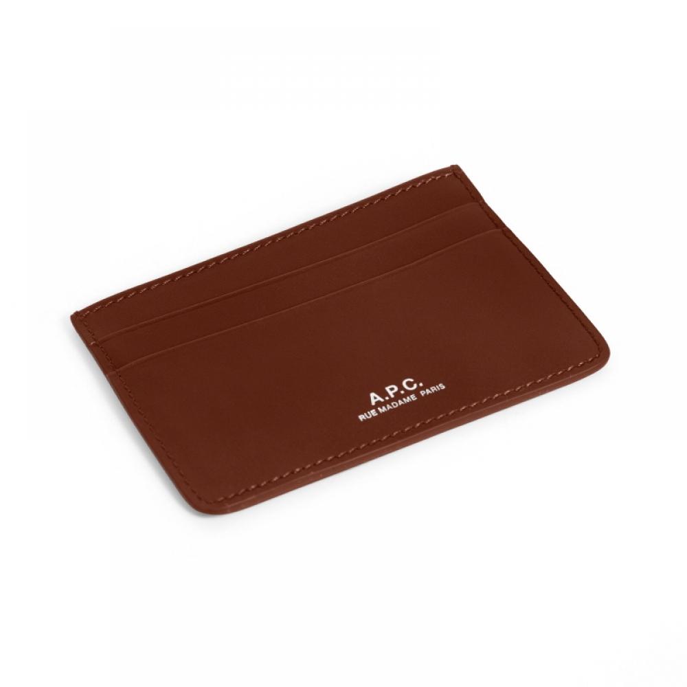 A.p.c. Andre Card Wallet H63028 Cad Noisette