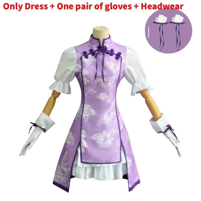 

Puella Magi Madoka Magica Akemi Homura Cosplay Costume Polyester Kimono For Anime Role Play S
