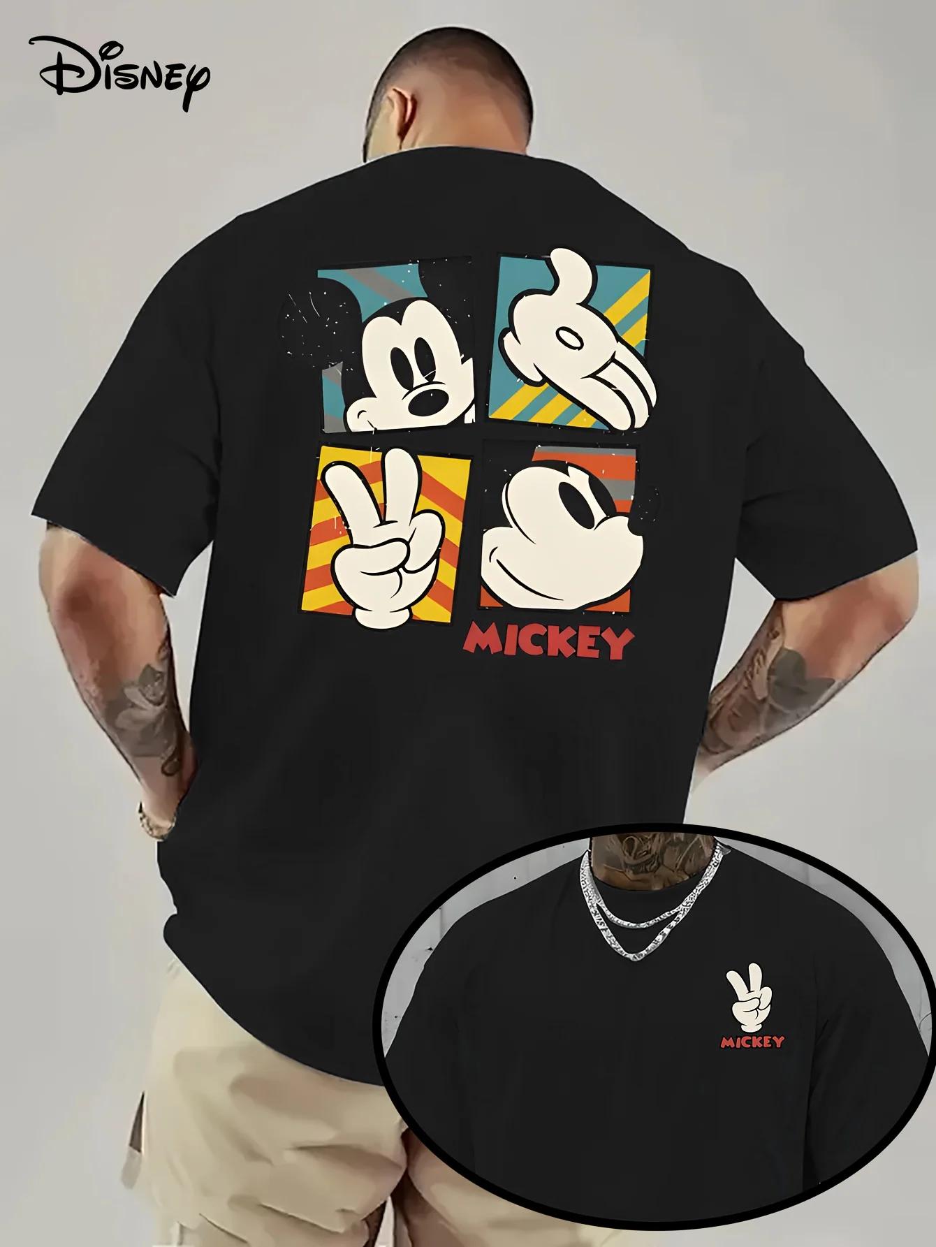 BenberFashion Bestverkopende Disney Heren Cartoon T-shirts, Zacht Hoogwaardig T-shirt van Puur Katoen, Casual, Modieus en Ademend T-shirt 2XL