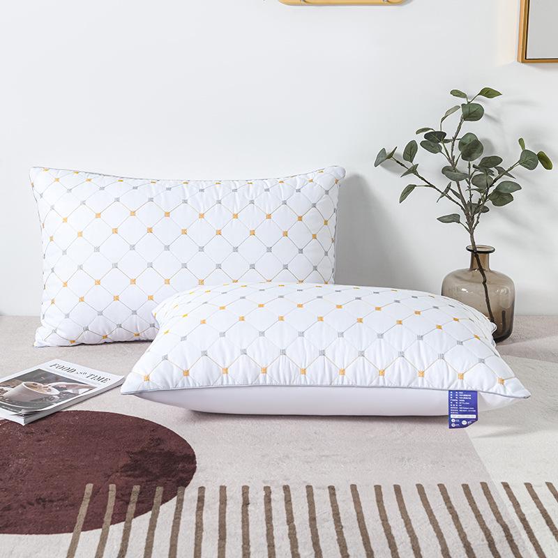 Durable 48x74cm Hotel Pillow Set - High Loft, Plush, Home Gift, Pair of 2