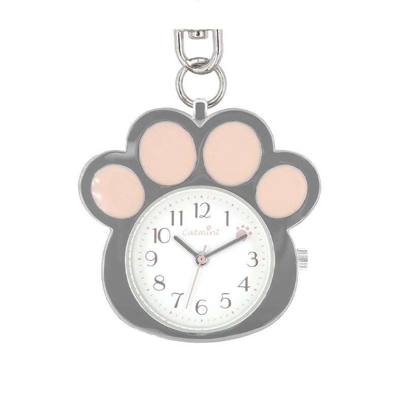 Catmint Paw Charm Pocket Watch SV [Follow] N02225S-0 Women's