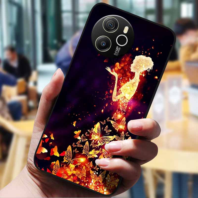 For Blackview Shark 8 Case 6.78" Cartoon Painted Cover Lovely Case Soft Silicone Protect Cover For Blackview Shark8 Cases Bumper
