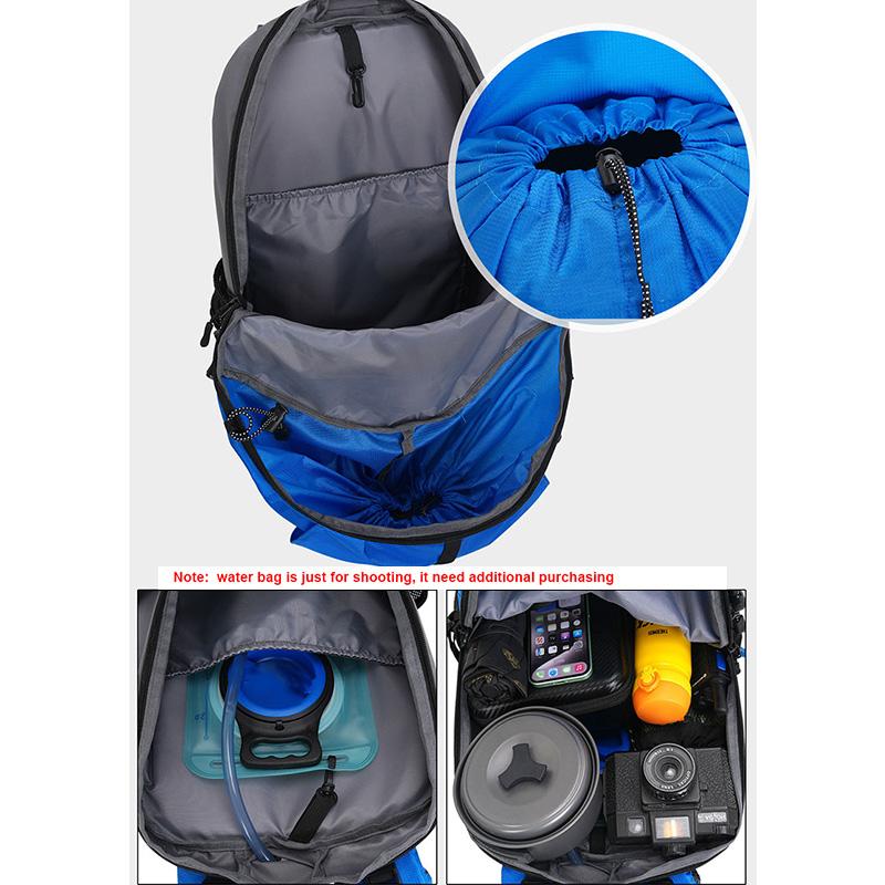 35L Outdoor Camping Backpack Large Hiking Trekking Fishing Bag Hydration Short Trip Luggage Climbing Waterproof Travel Rucksack