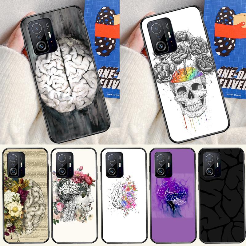 Anatomy Brain Case For Xiaomi 14 13 15 Ultra 11T 12T 13T 14T Pro POCO X7 Pro X3 X5 F5 F6 M6 X6 Pro Cover