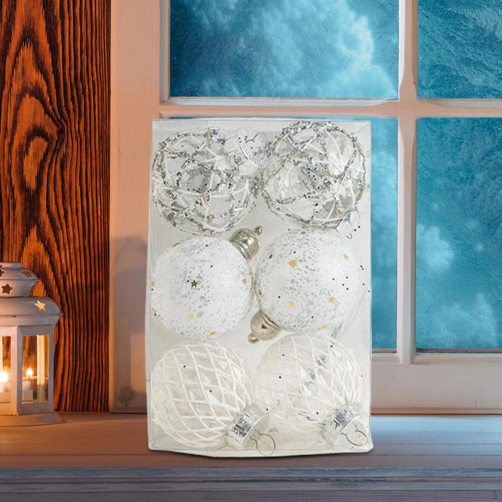 6 Pieces of Holiday Tree Ornaments for Indoor And Outdoor Use