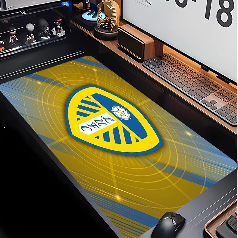 Leeds United Fußballmuster Mauspads Nicht?Rutschfestes Gummi-Basis Gaming-Mauspad Für Schreibtisch Büro Zuhause