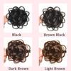 Synthetic Maruko Head Wig Clamping Rose Bud Head Lazy Curling Hair Artifact Princess Head Clip In Hair Extensions For Women