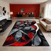 Nordic Abstract Style Large Living Room Carpet Flannel Non-slip Washable Sofa Decoration Rug Bedroom Cloakroom Fluffy Floor Mat