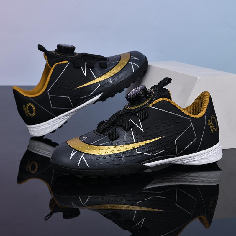 

Youth Children Rotary Buckle Football Shoes Broken Nails Older Children s Sports Shoes Primary School Students Professional Game Training Football Sh 38