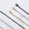 3'' Extender /Safety Chain Extender Necklace Bracelet Lobster Lock Jewelry Accessories DIY