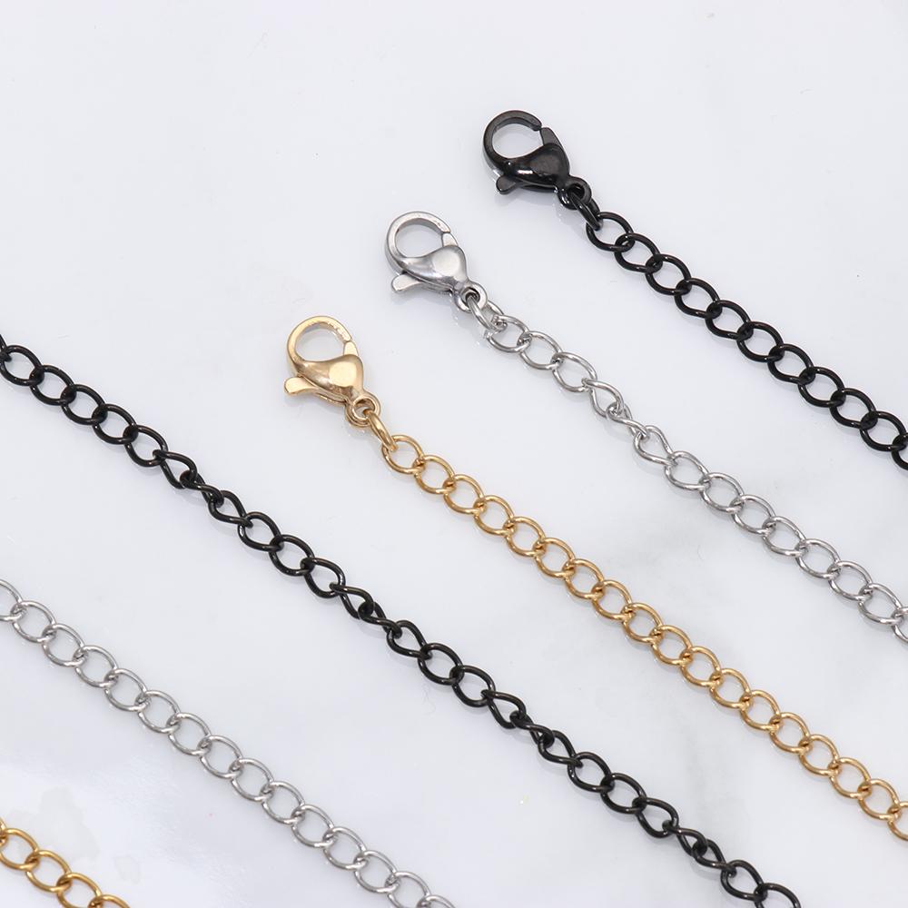 3'' Extender /Safety Chain Extender Necklace Bracelet Lobster lock Jewelry Accessories DIY