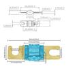 1/5/10pcs ANL U-Shaped Stud Car Fuses Mini Car Stereo Audio AFS Fuse 20A 30A 40A 50A 60A 70A 80A 100A 125A 150A 32V Auto Fuse Fuse Holders1