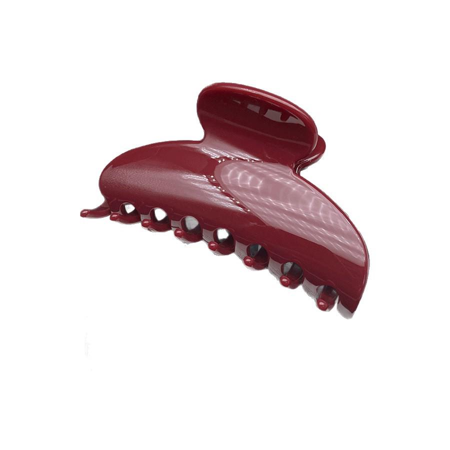 Ankela Red Retro Shark Clip for Women, 2026 Style Medium Claw Hair Accessory