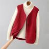 Women Fashion Large Size Vest Tops Coat Korean Female Waistcoat Jackets Autumn Winter Ladies Lamb Wool Sleeveless Outerwear