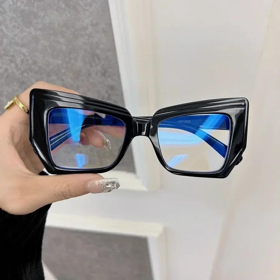 Computer Use Premium Quality For Female Retro Square Light Eyeglass Frame Female Male Transparent Unisex Eyewear Male Oculos