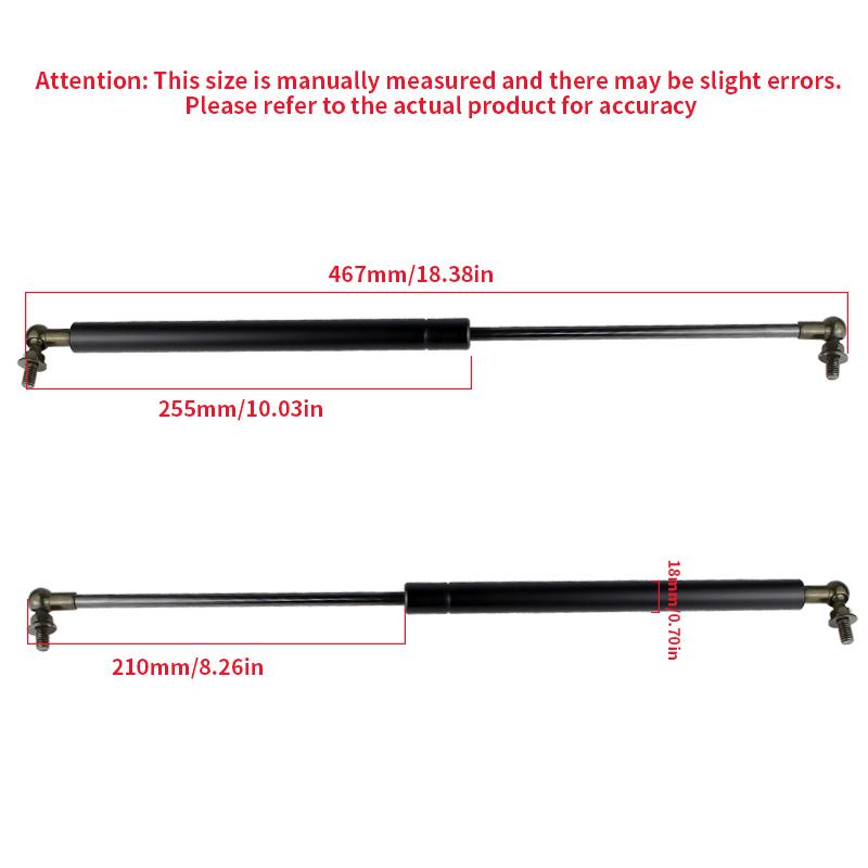 2PCS For Toyota Land Cruiser Prado 120 J120 2002-2009 Front Bonnet Hood Gas Struts Support OEM 5345069055 Car Accessories