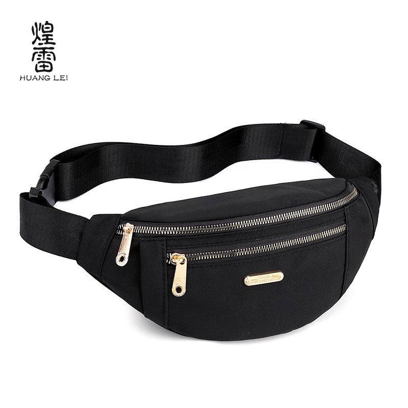 

Temperament versatile fanny pack women s casual Oxford cloth bag shoulder bag multi-layer change mobile phone messenger bag