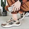 Fashion Tied Brown Men's Shoes Luxury Sneakers Walking Panske Boty Men's Shoes Models Sport Brand Name Shoos Runner Sneskers Kit