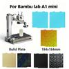 Für Bambu Lab A1 Mini Bauplatte 184x184mm Doppelseitig PEI PEO PET Federstahl Flexibles Druckbett Für Bambulab A1 Mini