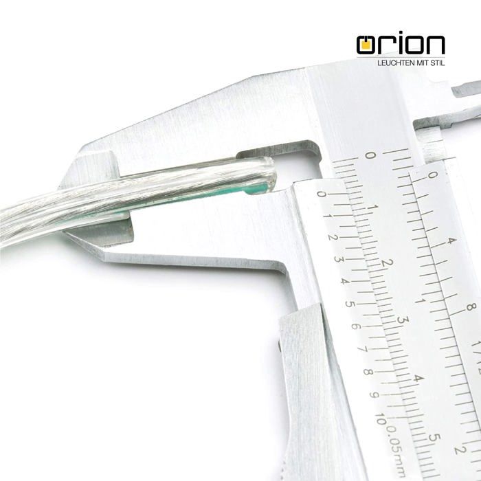 Câble Électrique - Orion - 3 Fils - 5 M - Plastique Transparent - 0,75 Mm²