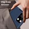 Funda de Cuero para Samsung Galaxy S22+ 5G con Ventana de Visualización y Ranura para Tarjetas