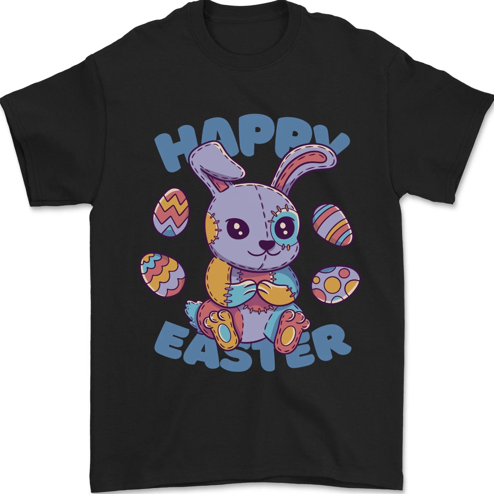 Happy Easter Bunny Mens T-Shirt 100% Cotton S