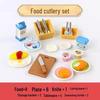 Mini Dollhouse Accessories: Bedroom & Kitchen Play Furniture Set