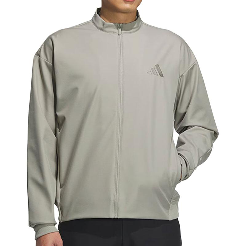adidas Jackets Men's Gray Stand Collar Moderate Other JY6952