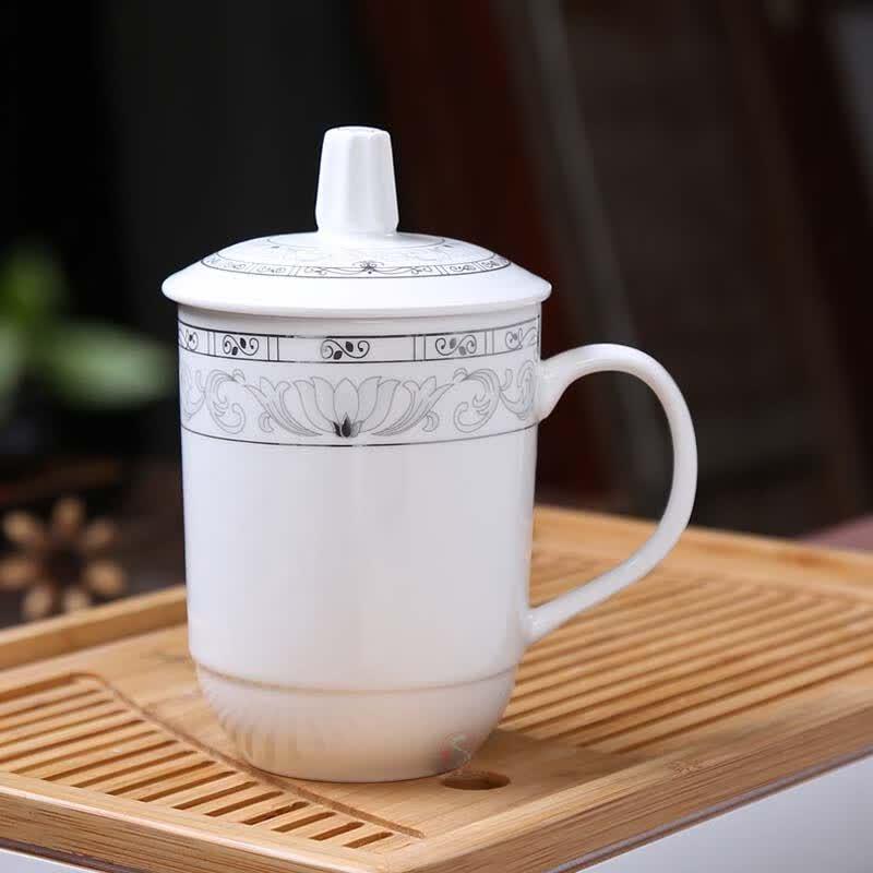 Lanxiangjian Ceramic Tea & Water Cup Set (10-Pack)