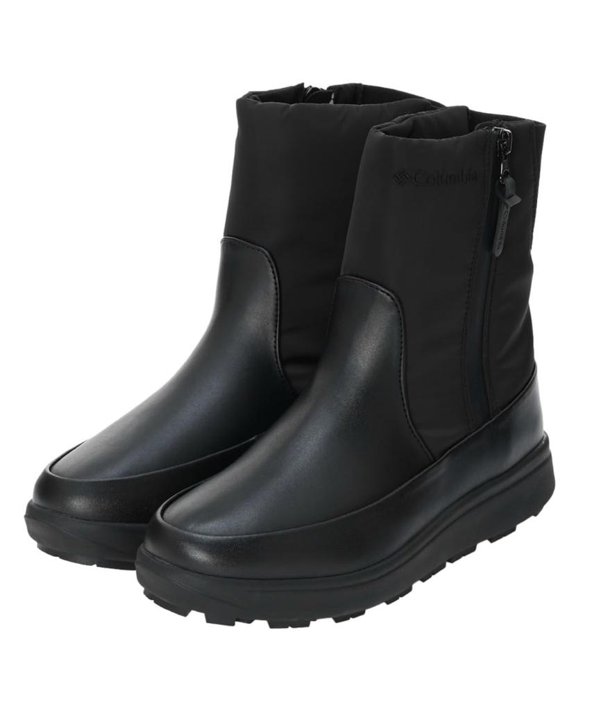 Columbia Sapland Three Diva Waterproof Infinity Snow Size Women's Side-Zip Omni-Heat Boots, YL8933-010, Black/010, 24.0cm
