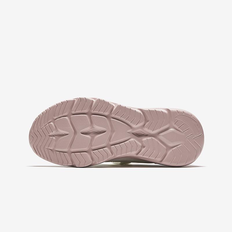 Anta Kids Vitality Simple Versatile Lightweight Shock Absorption Low-Top Running Shoes Kids Sneakers White Pink A22435568-4