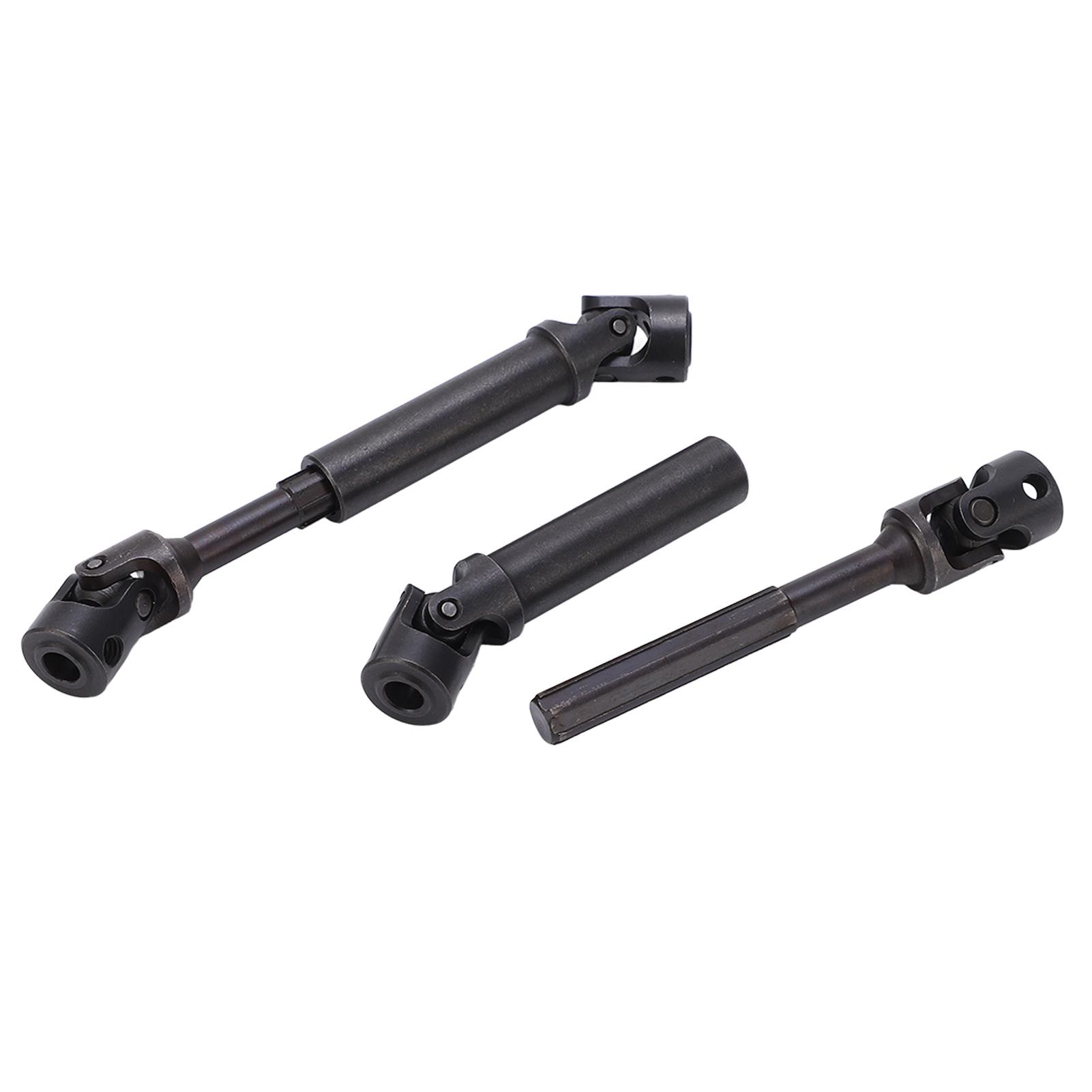 

2PCS Metal Longitudinal Drive Shaft Center Universal Drive Shaft for Absima Sherpa 1/10 RC Car