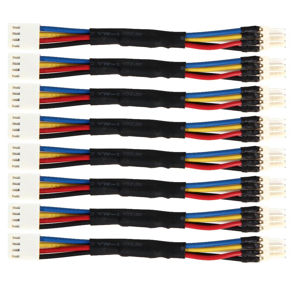 

8pcs/lot Fan Resistor Cables 4 Pin Male To Female Connector Fan Speed Reduce Resistor Temperature Control Descending Speed Line