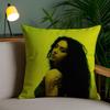 C-Charlis XCX B-BRAT Pillow Case Sofa Short Plush Double-sided HD Printing Room Home Office Gift Cushion Cover