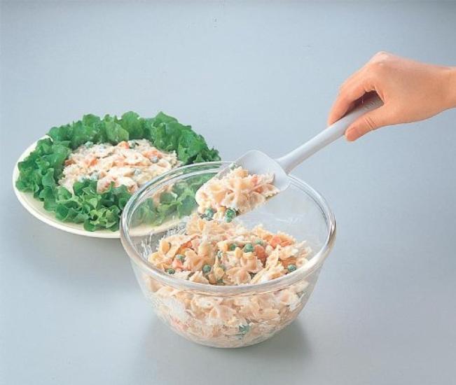 HARIO Tiger Crown 48 x 272 x 20 Silicone Rubber Made in 1627 Spatula, White, mm, Spoon-Shaped Spatula, Japan,