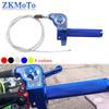 Motorcycle CNC Aluminum Rotary Throttle Turn Handlebars For KTM Honda Yamaha Kawasaki Suzuki ATV Dirt Bike General Purpose Parts