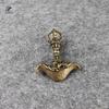 Nepal pure copper handmade elephant head down demon vajra pestle Desk Decorations Tea Pets Ornaments Brass Paperweight Crafts