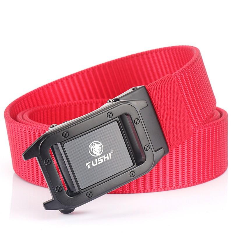 Fashionable All-matching Automatic Men's Belt Outdoor Quick-drying Nylon Casual Canvas