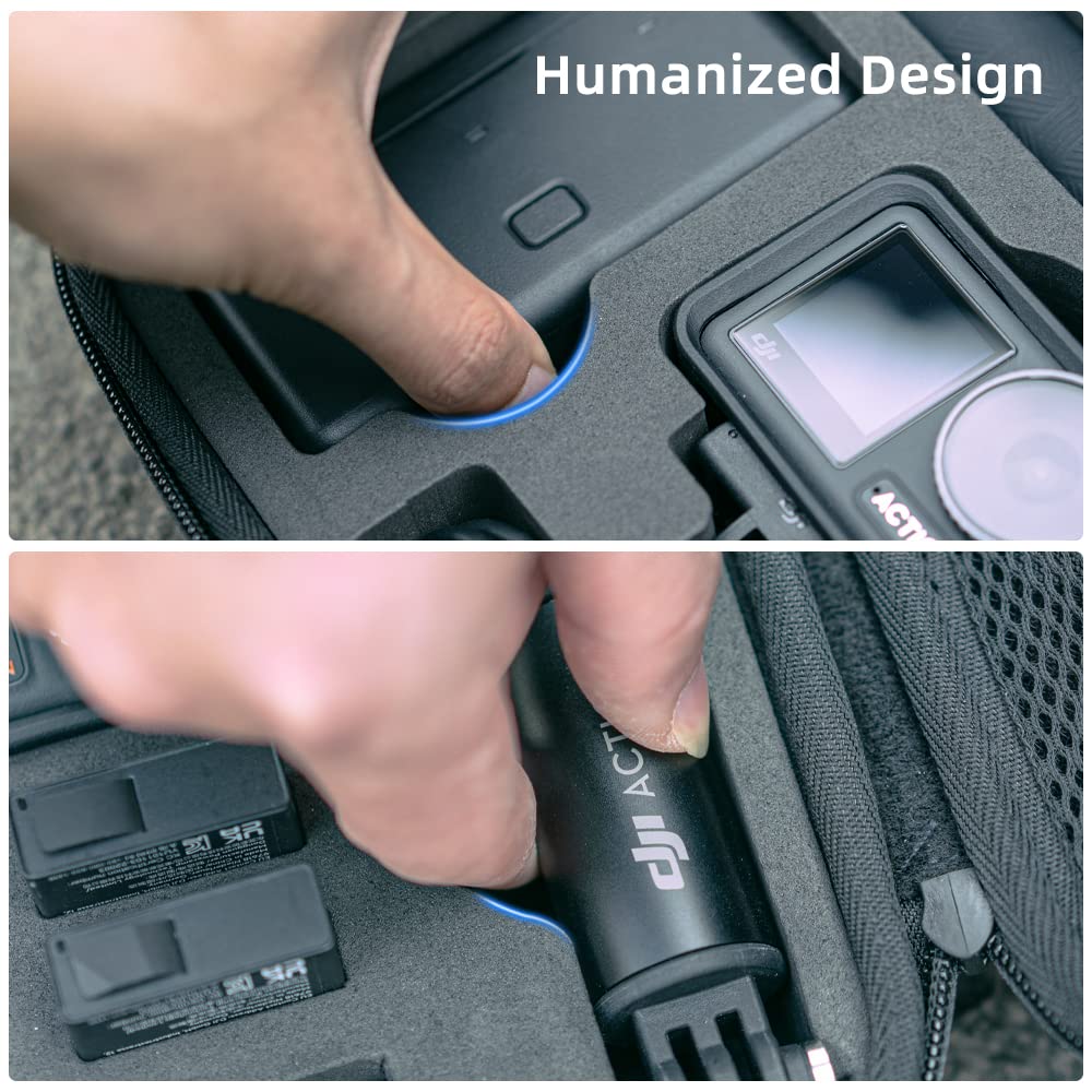 SUREWO Waterproof Travel Carrying Bag for DJI Osmo Action 5 Pro, Compatible with DJI Osmo Action 5 Pro43 Expedition Set Accessories