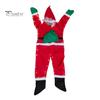 Santa Claus Wall Climbing Decoration Christmas Velvet Santa Climbing Window Wall Door Figurine Xmas Hanger for Home Dorm Fireplace