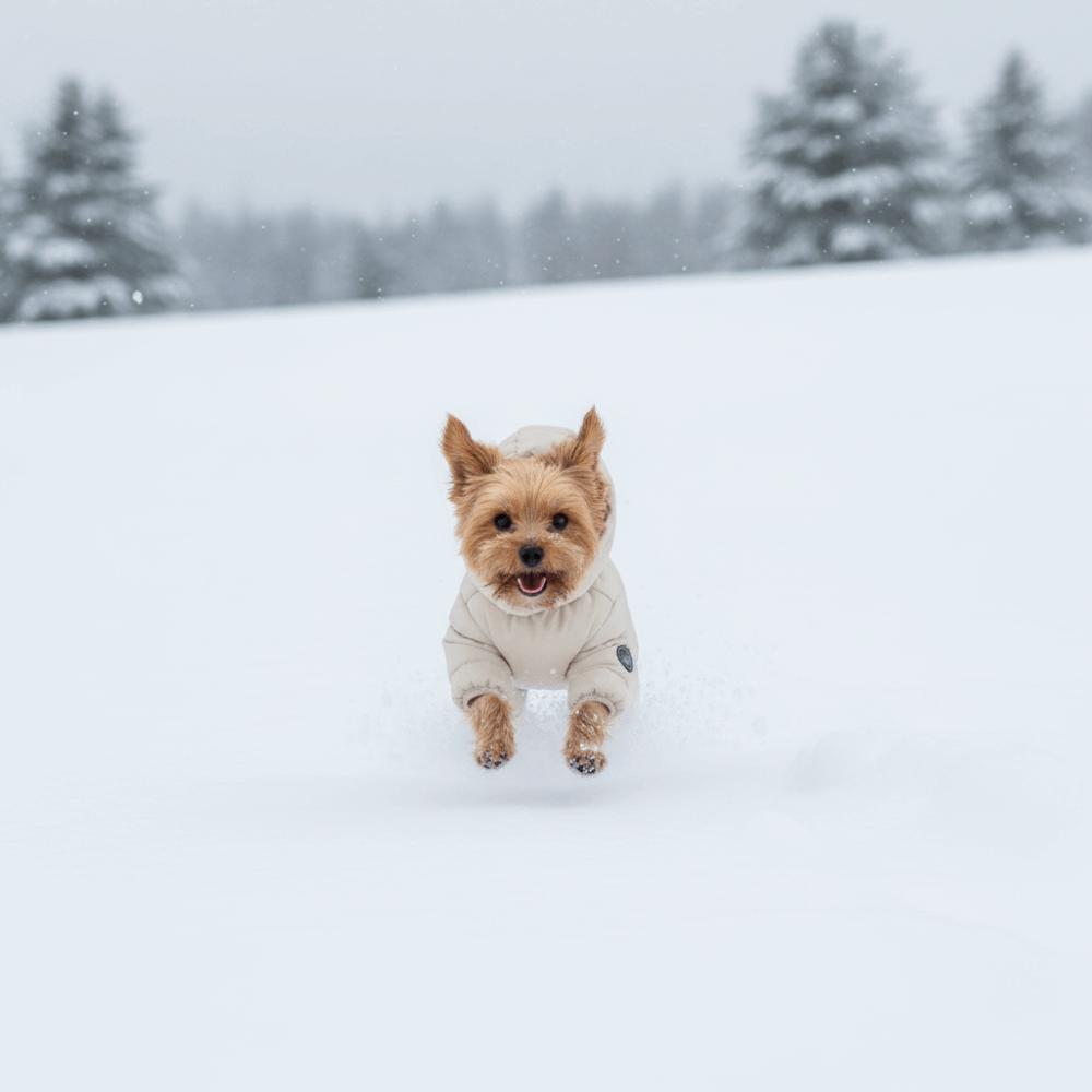 Verdickte Thermowatte Hund Winterkleidung Dicke Daunenbaumwolle Hund Overall Kälteschutz
