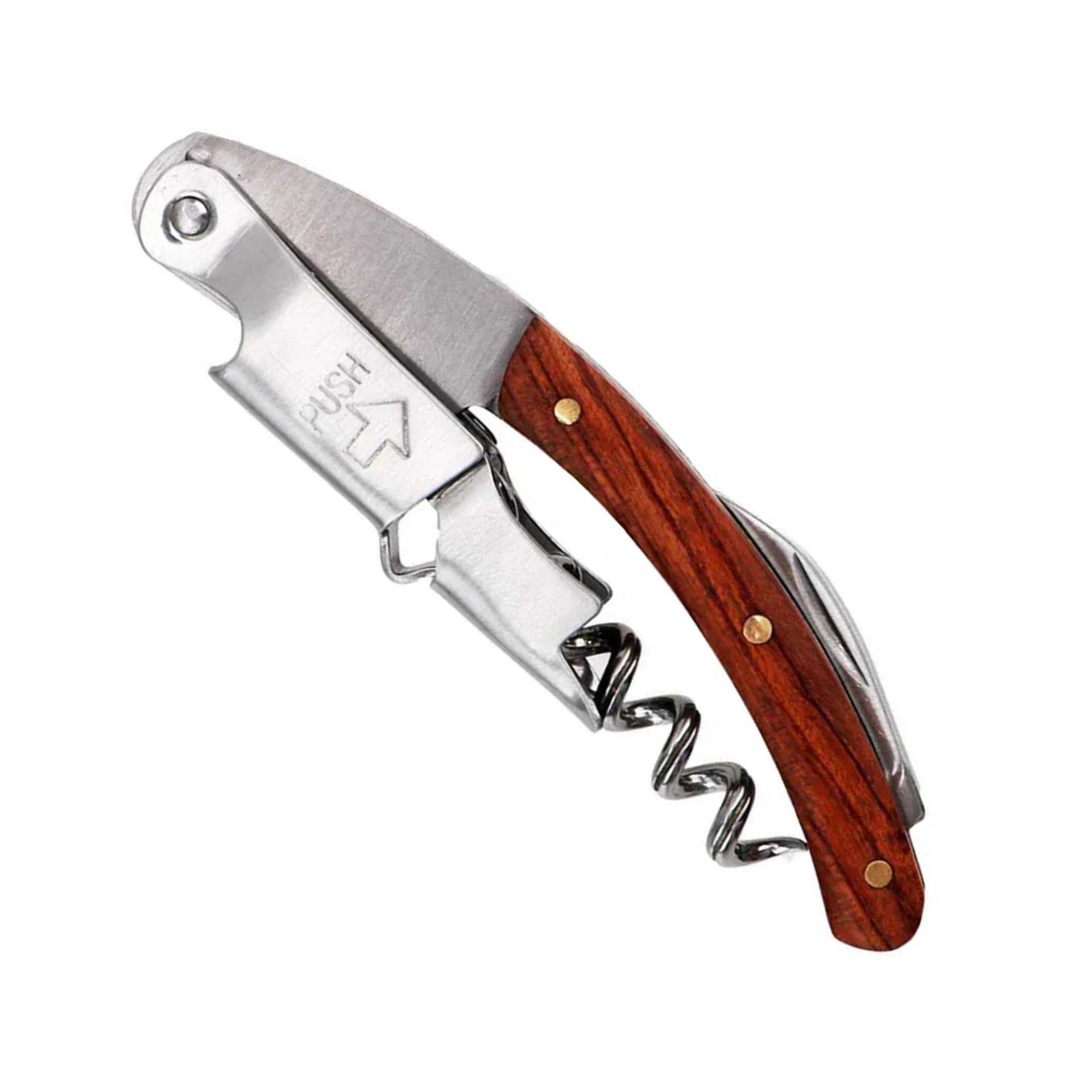 Wine bottle opener Household stainless steel multifunctional hippocampus knife Grape beer wine opener Wine knife opener Open lid