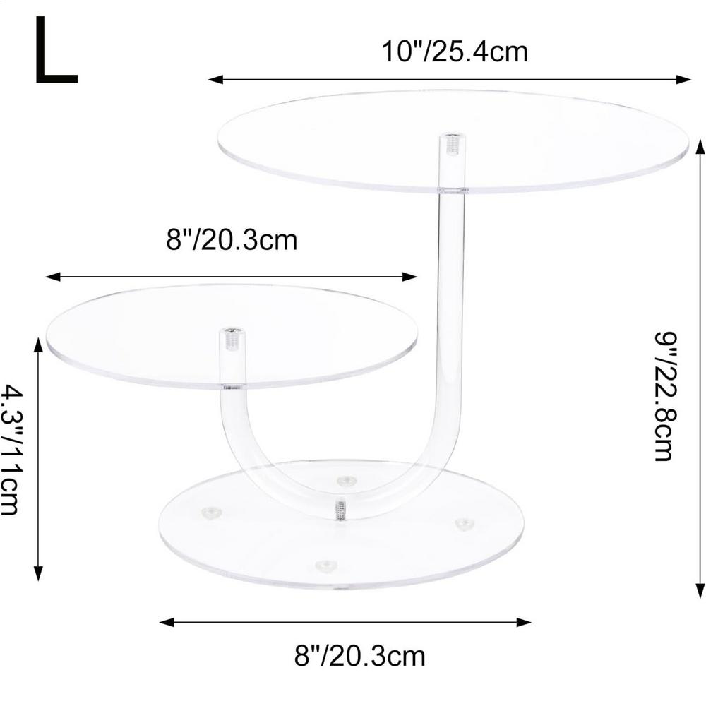 Acrylic Cake Stand Stylish Clear Acrylic Cupcake Holder Cake Holder Tree Dessert Display for Weddings Anniversaries Baby Shower