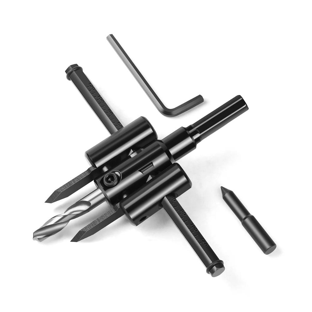 Adjustable Hole Cutter 45 Degrees Chamfer Circle Hole Cutter Drill Bit  DIY Tool